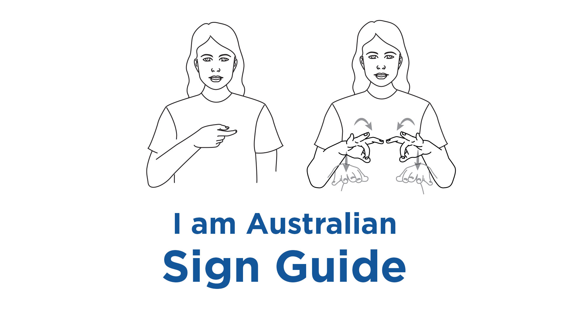 I Am Australian Sign Guide Key Word Sign Australia 1462