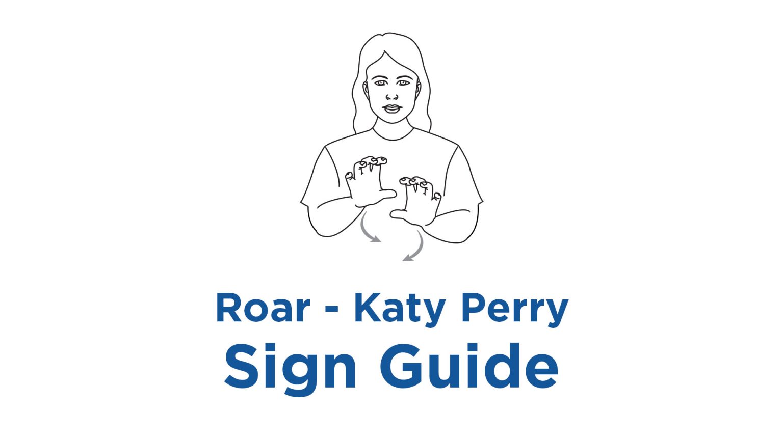 Roar Sign Guide Key Word Sign Australia 7604