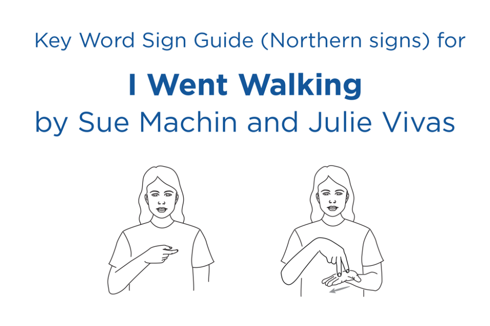 I Went Walking Sign Guide Northern